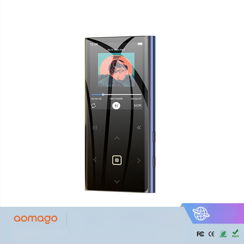 MP3 плеър с TF карта, USB 2.0 интерфейс, поддръжка на MP3/WMA/WAV формати, 450 mAh батерия до 5 дни работа, меню на 24 езика