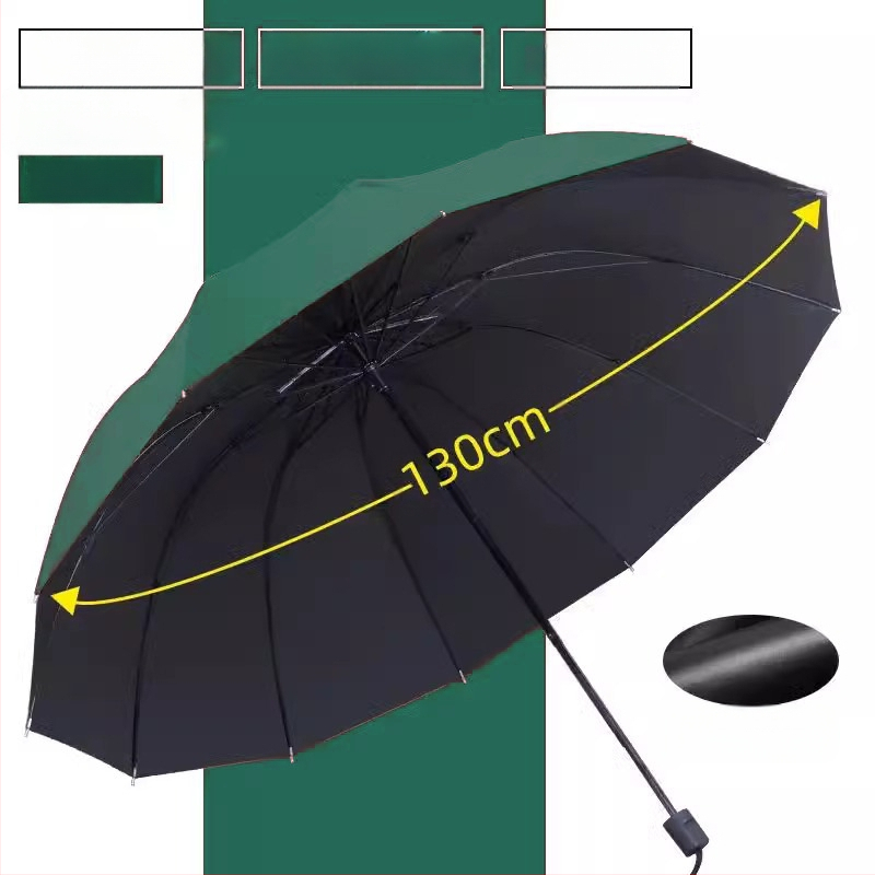 12 ακτίνες ομπρέλας; ενισχυμένη για αντοχή στον άνεμο; χειροκίνητο άνοιγμα/κλείσιμο; κάλυμμα από Impact ύφασμα με επίστρωση βινυλίου; UPF < 40