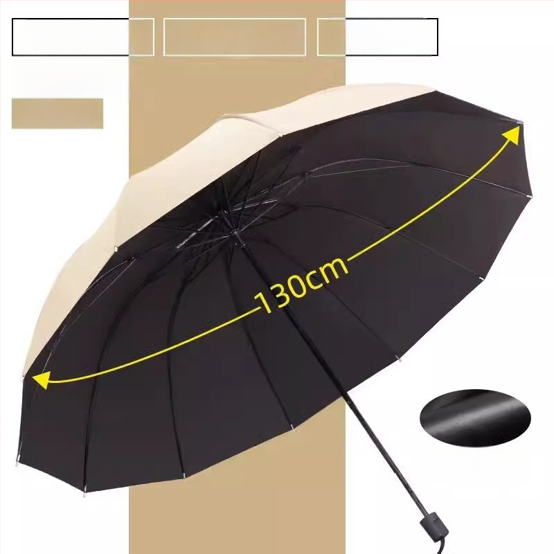 12 ακτίνες ομπρέλας; ενισχυμένη για αντοχή στον άνεμο; χειροκίνητο άνοιγμα/κλείσιμο; κάλυμμα από Impact ύφασμα με επίστρωση βινυλίου; UPF < 40