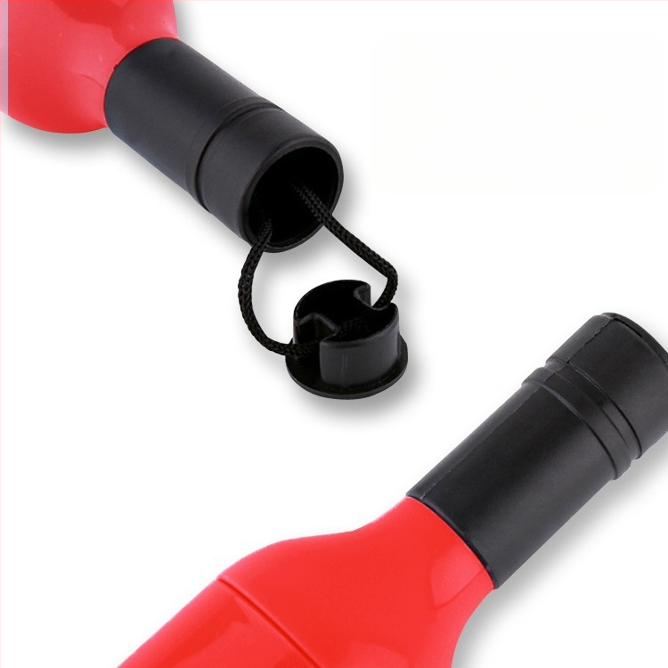 Vīna pudeles lietussargs, pārnēsājams ar 8 lankām, manuāla atvēršana, 190T Impact audums, šķiedras rāmis un stienis, UPF 40+