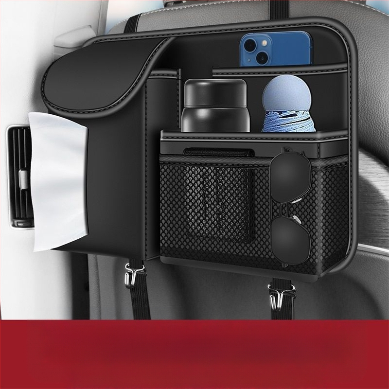 Torba za pohranu na stražnjem dijelu sjedala, viseći organizer od kože, marka General, za Cherete vozila, stil Nacionalni Vjetar, bez prilagodbe
