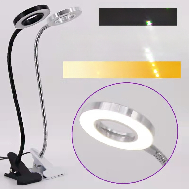 LED κλιπ λάμπα με τροφοδοσία USB, έλεγχο αφής, CRI ≥90, μεταλλική σκιά, CE πιστοποίηση