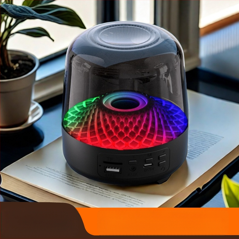 Harman Kardon Τέταρτης Γενιάς οικιακό διαφανές ηχείο με φάσμα 60 Hz–15 kHz, SNR ≥85 dB, ισχύς 5W, ενσωματωμένη μπαταρία, Bluetooth 5.3