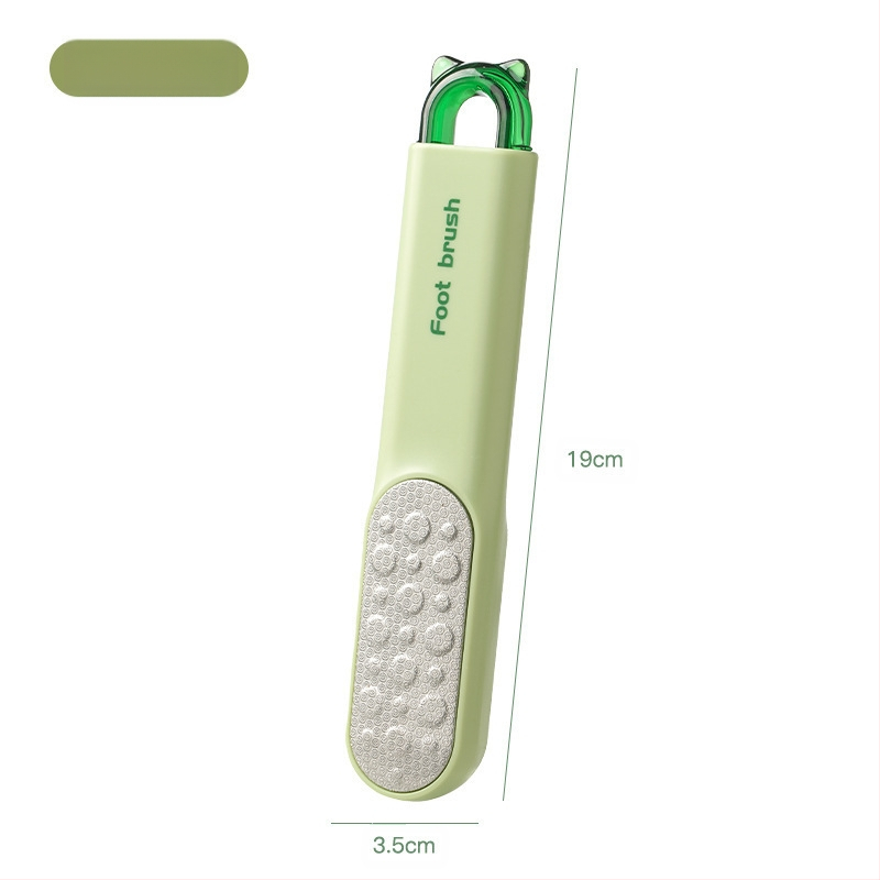 Εργαλείο λείανσης ποδιών για αφαίρεση νεκρών κυττάρων από πέλματα και φτέρνες – Πολυλειτουργική βούρτσα καθαρισμού ποδιών και απολέπισης (Υλικά: ABS, PC, 430 ανοξείδωτος χάλυβας, TPR; Σχήμα λίθου: Οβάλ; Μάρκα: Xingyang)