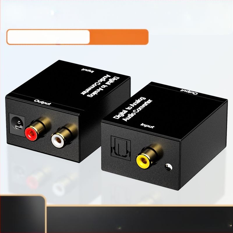 Цифрово-аналогов преобразувател с оптичен и коаксиален вход и стерео изход 3.5 мм (HC-01DA)