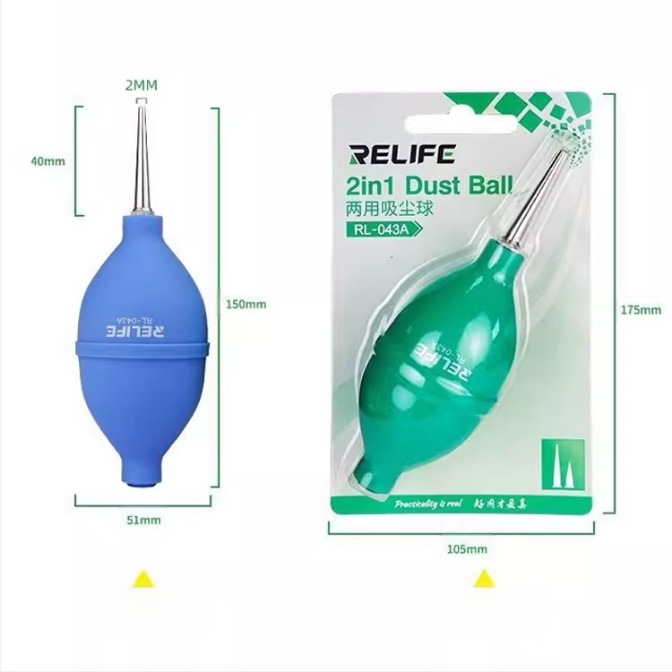 Балон за издухване за отстраняване на прах – силиконово почистващо средство за ремонт на мобилни телефони