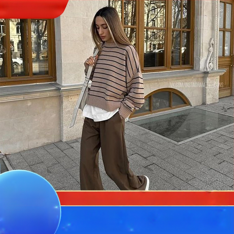 Γυναικείες φαρδιές παντελόνες με τσέπες, υψηλή μέση, φαρδιά γραμμή, μήκος 3/4, μικροελαστικότητα, ύφασμα chenille με spandex