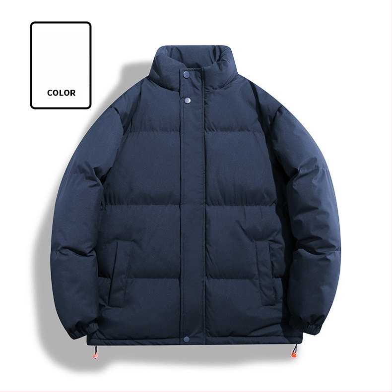 Памучно палто - стояща яка без качулка; 100% полиестер; пълнеж: полиестер-памук; подплата: полиестер