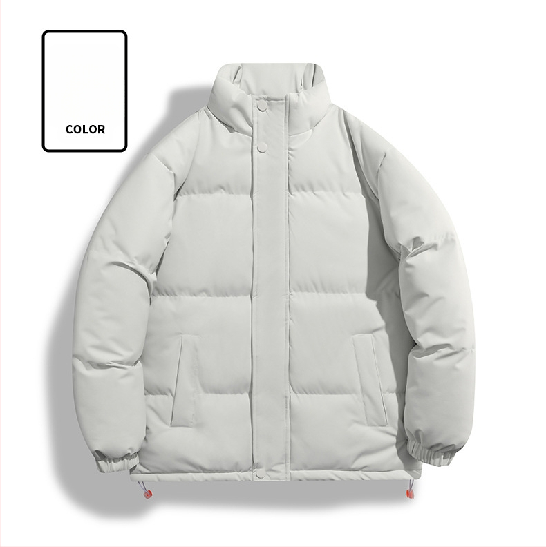 Памучно палто - стояща яка без качулка; 100% полиестер; пълнеж: полиестер-памук; подплата: полиестер