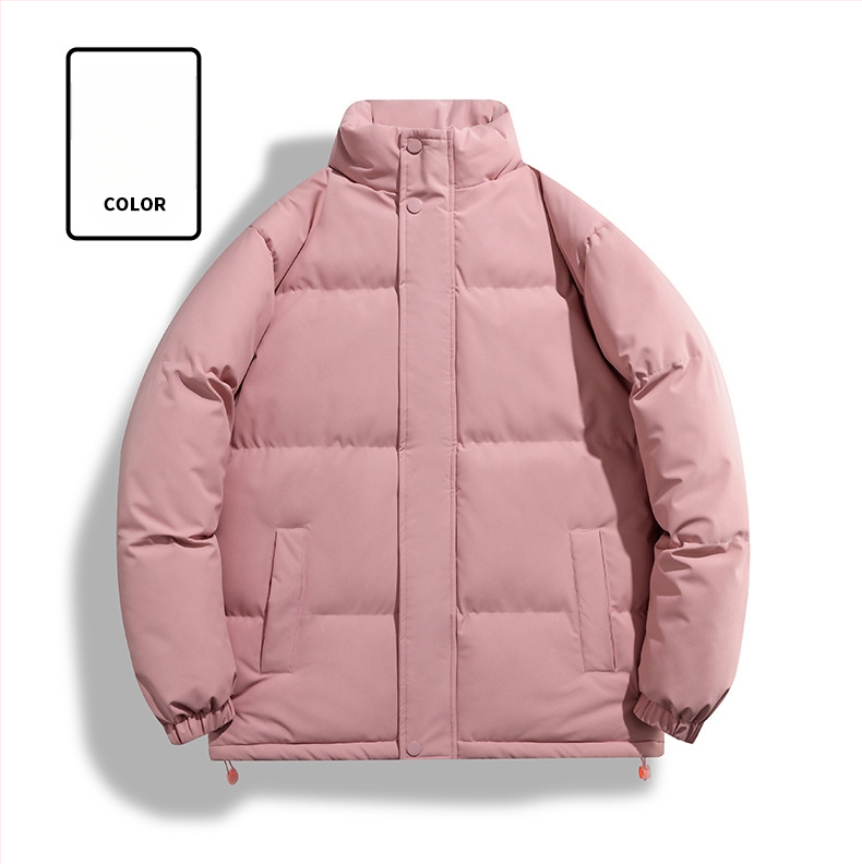 Памучно палто - стояща яка без качулка; 100% полиестер; пълнеж: полиестер-памук; подплата: полиестер