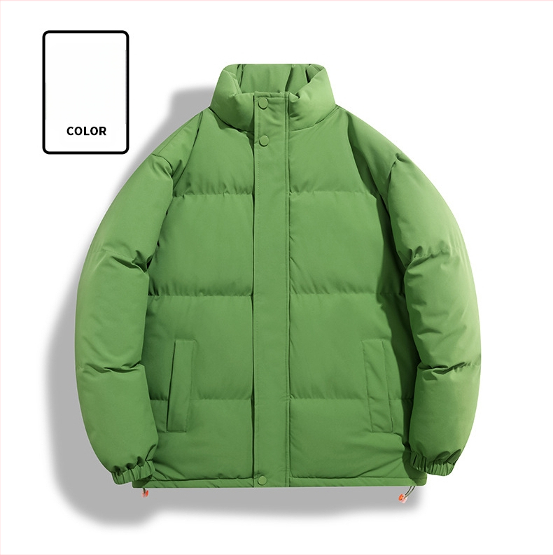 Памучно палто - стояща яка без качулка; 100% полиестер; пълнеж: полиестер-памук; подплата: полиестер