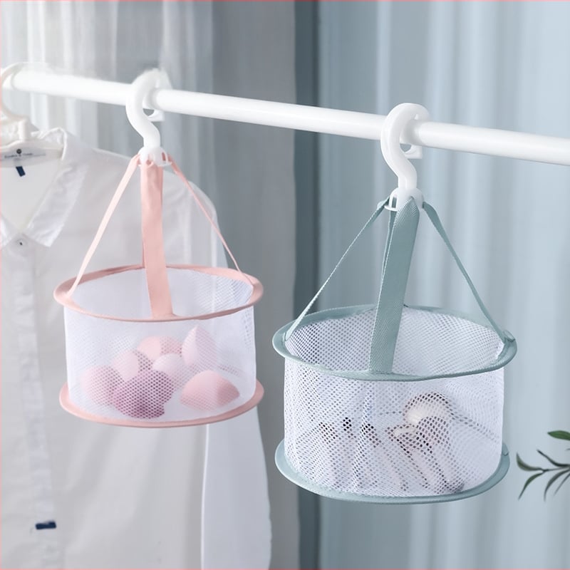 Coix poliestera žāvēšanas grozs sejas otu un sūklīšu uzglabāšanai — moderns minimālistiskais stils, saliekams, iepakojumā 200 gab., uzsākts 2021