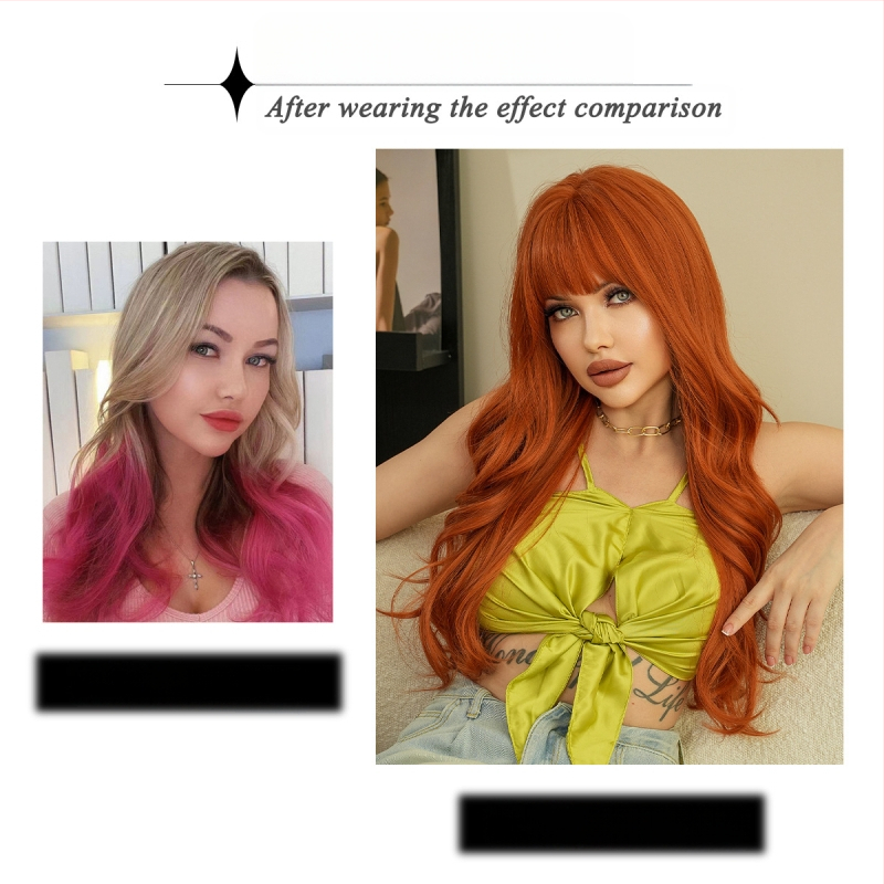 Sieviešu parūka ar taisiem bārkām un viļņotiem matiem; karstumizturīgas sintētiskās šķiedras; var krāsot.