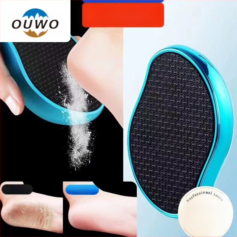 OWO Απολεπτικό εργαλείο ποδιών για περιποίηση πελμάτων – ABS, ωοειδές σχήμα λίθου λείανσης, 80 τεμάχια σε κουτί