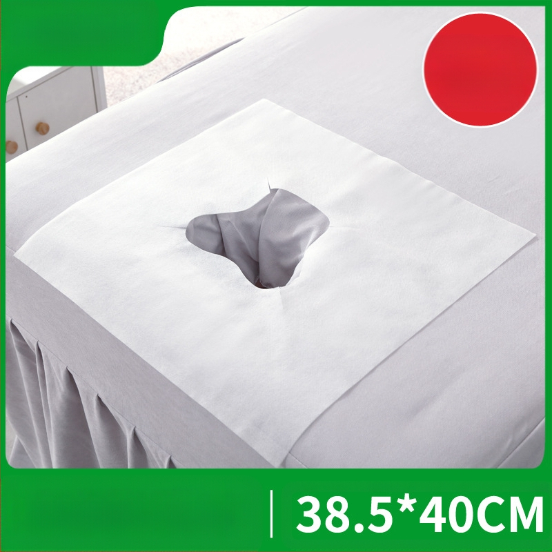 Μίας χρήσης κυκλική πετσέτα προσώπου από μη υφαντό ύφασμα για σαλόνι ομορφιάς, παχιά, αδιάβροχη και ανθεκτική στο λάδι, μαξιλαράκι τραπεζιού μασάζ