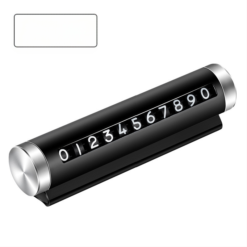 Временна паркинг номерна табела със скрита метална ролкова конструкция, модел T2, метална изработка, отпечатано лого, персонализация.