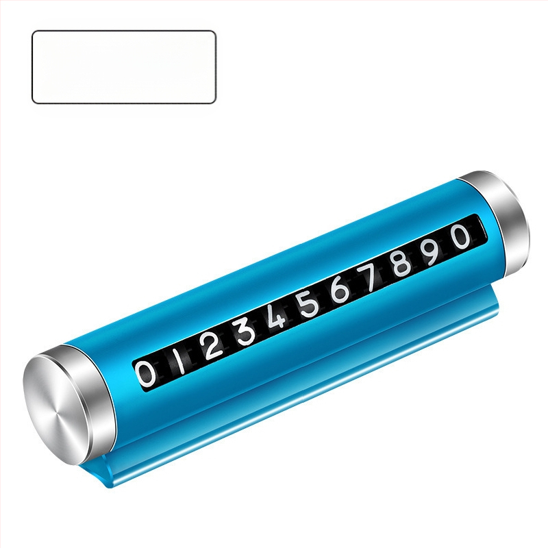 Временна паркинг номерна табела със скрита метална ролкова конструкция, модел T2, метална изработка, отпечатано лого, персонализация.