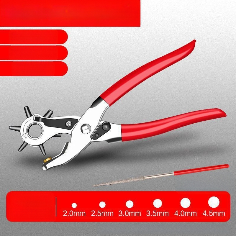 Χειροκίνητο εργαλείο διάτρησης ζωνών — αυτόματη ευθυγράμμιση, διάτρηση 1 mm, 5 οπές