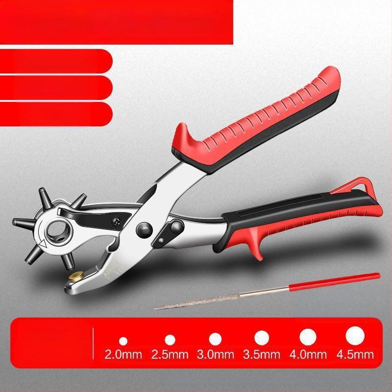 Χειροκίνητο εργαλείο διάτρησης ζωνών — αυτόματη ευθυγράμμιση, διάτρηση 1 mm, 5 οπές