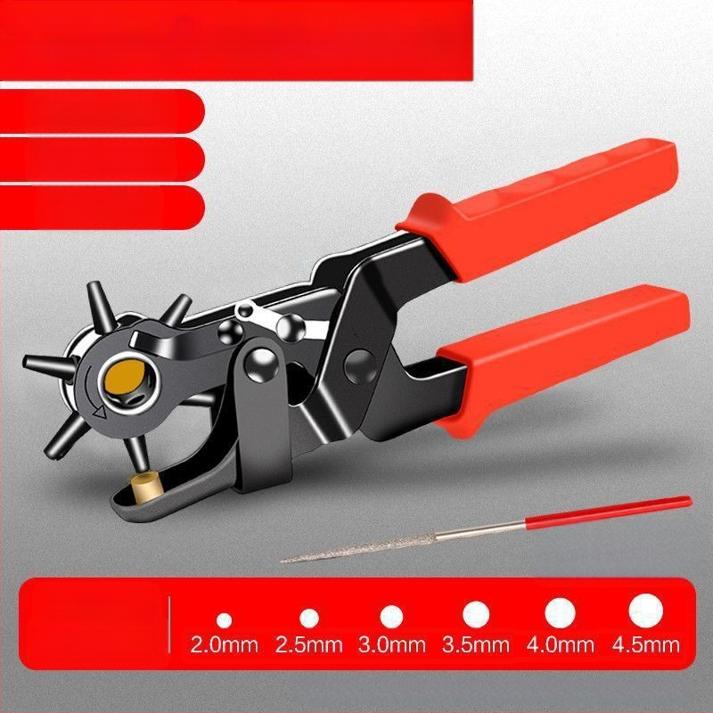 Χειροκίνητο εργαλείο διάτρησης ζωνών — αυτόματη ευθυγράμμιση, διάτρηση 1 mm, 5 οπές