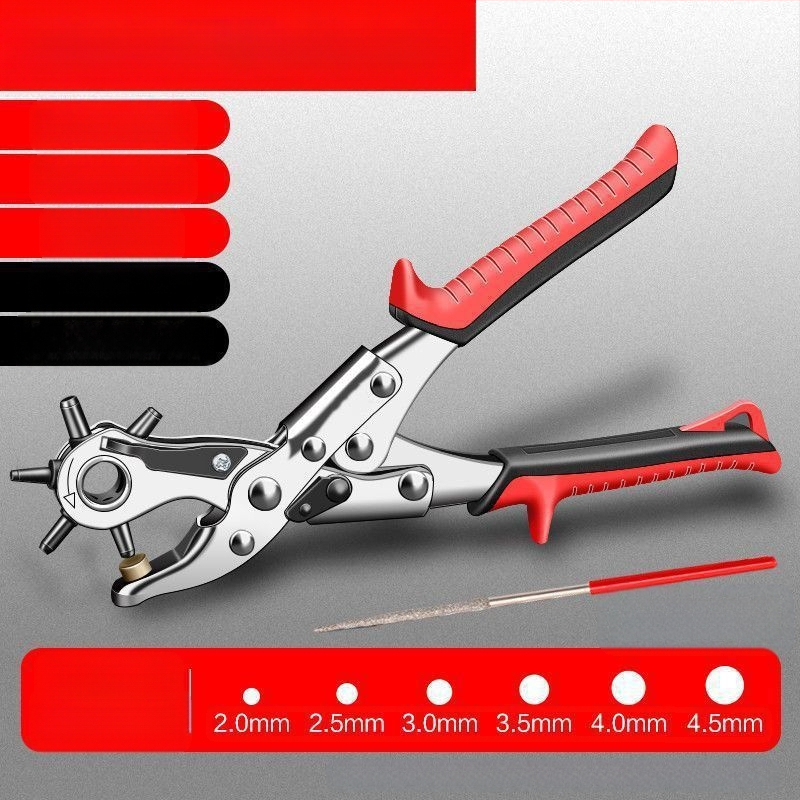 Χειροκίνητο εργαλείο διάτρησης ζωνών — αυτόματη ευθυγράμμιση, διάτρηση 1 mm, 5 οπές