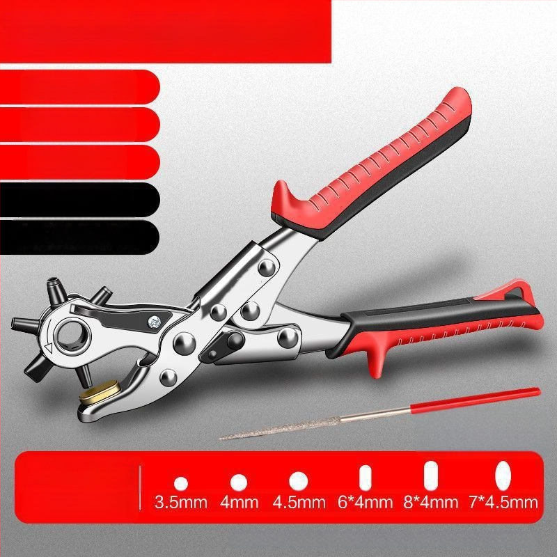 Χειροκίνητο εργαλείο διάτρησης ζωνών — αυτόματη ευθυγράμμιση, διάτρηση 1 mm, 5 οπές