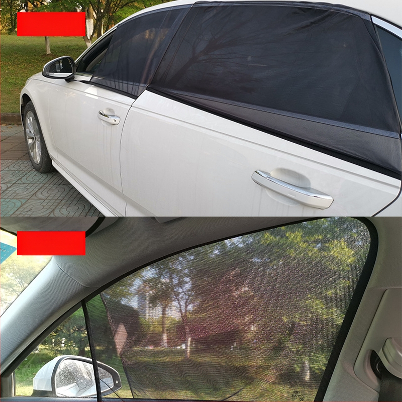 Automobilio lango moskitų tinklelis su lipniniu montavimu, universalus, svoris 0.18 kg