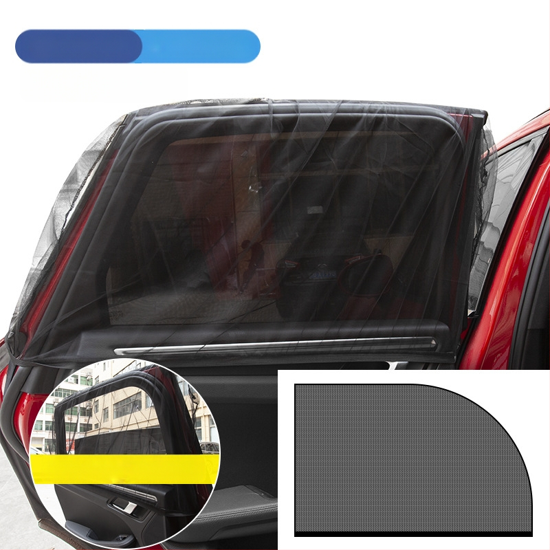 Automobilio lango moskitų tinklelis su lipniniu montavimu, universalus, svoris 0.18 kg