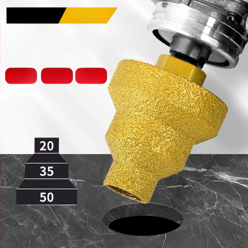 Melton DCK07 Brazing многослоен конусовиден разширител за диамантени плочки и мрамор, обработка на камък
