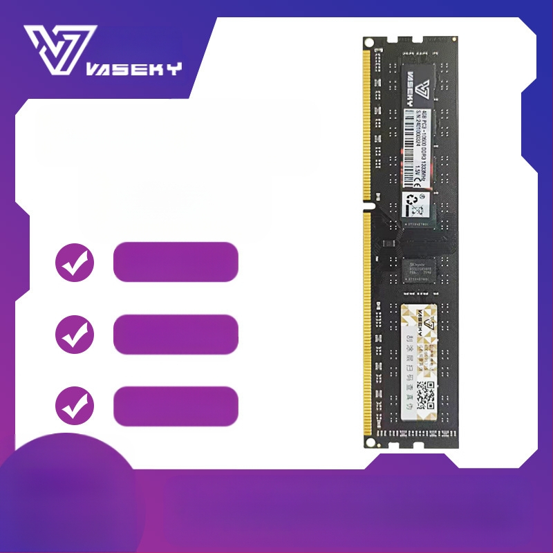 Vaseky DDR3 8GB Десктоп памет 1600MHz 288-пинов Двуканална