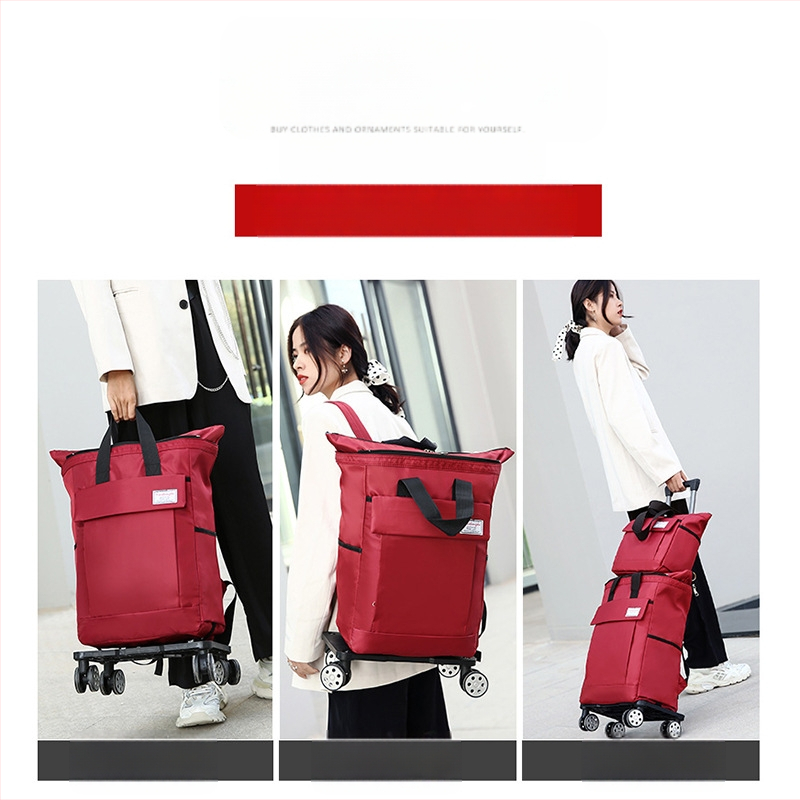 Esteden 013 Oxford auduma ceļojumu soma ar izplešanās dizainu, tilpums 20-35 L, slēdzams rāvējslēdzējs un teleskopiska rokture