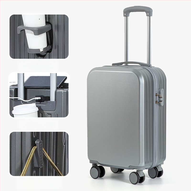 Βαλίτσα ABS με αδιάβροχο σχεδιασμό, κλειδαριά ασφαλείας, πανευρωπαϊκοί τροχοί, επεκτειόμενη — ιδανική για επιχειρηματικά ταξίδια