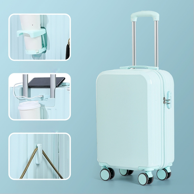 Βαλίτσα ABS με αδιάβροχο σχεδιασμό, κλειδαριά ασφαλείας, πανευρωπαϊκοί τροχοί, επεκτειόμενη — ιδανική για επιχειρηματικά ταξίδια