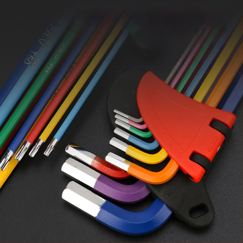 Rongbang Комплект шестоъгълни ключове с топчест връх, CR-V стомана, вътрешен шестограмен ключ