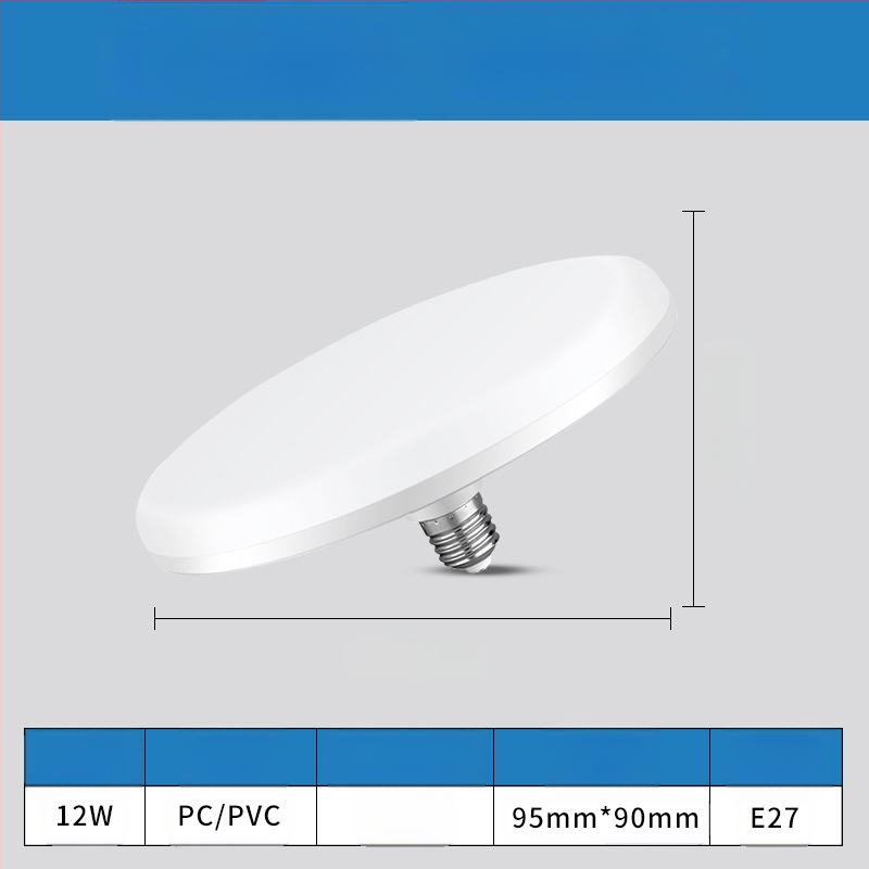 Λάμπα LED με βάση E27, 1100 lm, δέσμη 180°, 220V, ζωή 10000 h