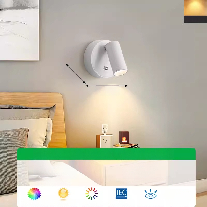 Seinalamp Nordic-stiilis ABS varju ja korpusega, pinge kuni 36V