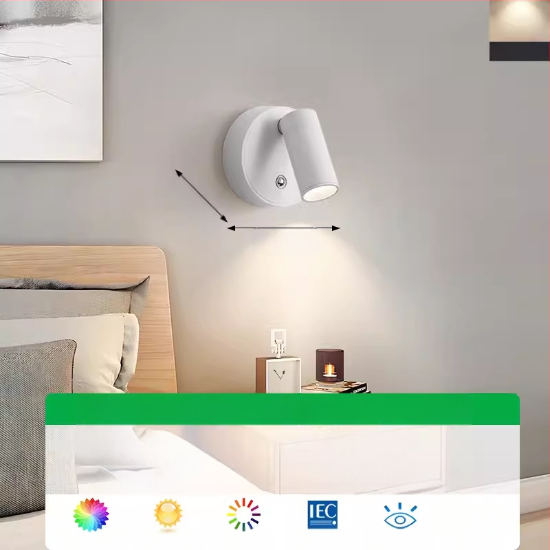 Seinalamp Nordic-stiilis ABS varju ja korpusega, pinge kuni 36V