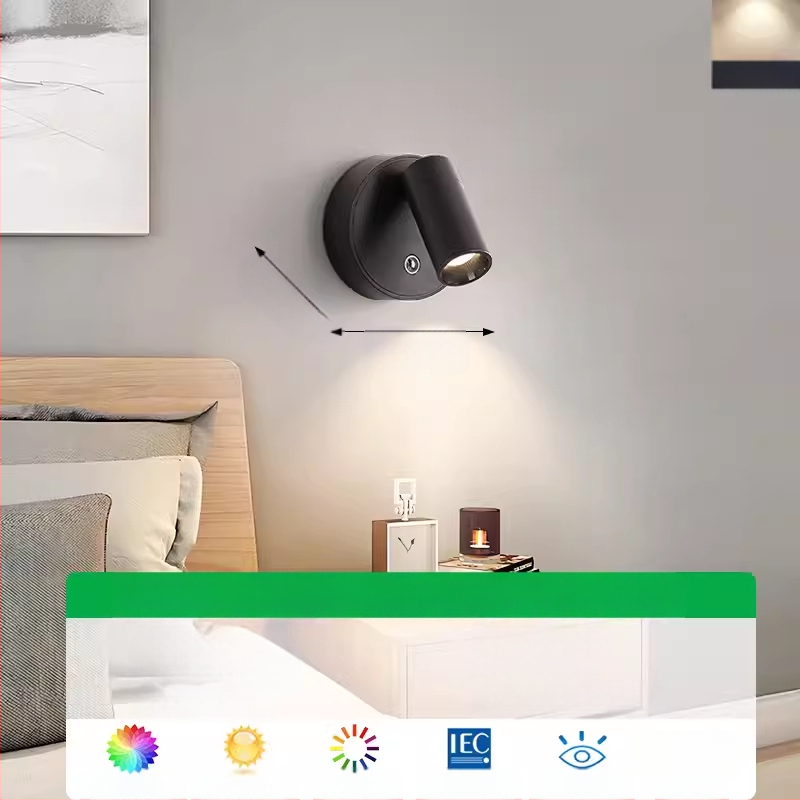 Seinalamp Nordic-stiilis ABS varju ja korpusega, pinge kuni 36V