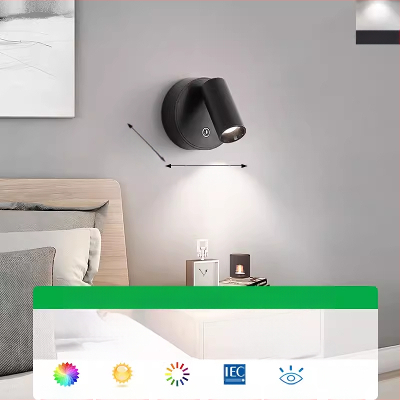 Seinalamp Nordic-stiilis ABS varju ja korpusega, pinge kuni 36V