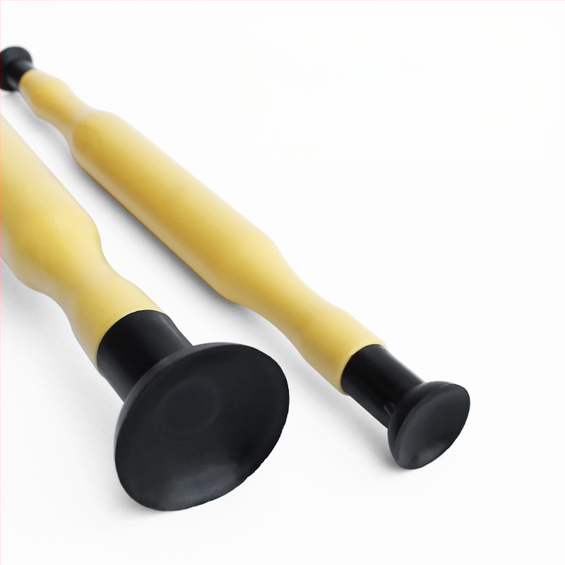 Ръчна пръчка за шлайф на клапани с дървена дръжка и гумена подложка за клапани в автомобили и мотоциклети