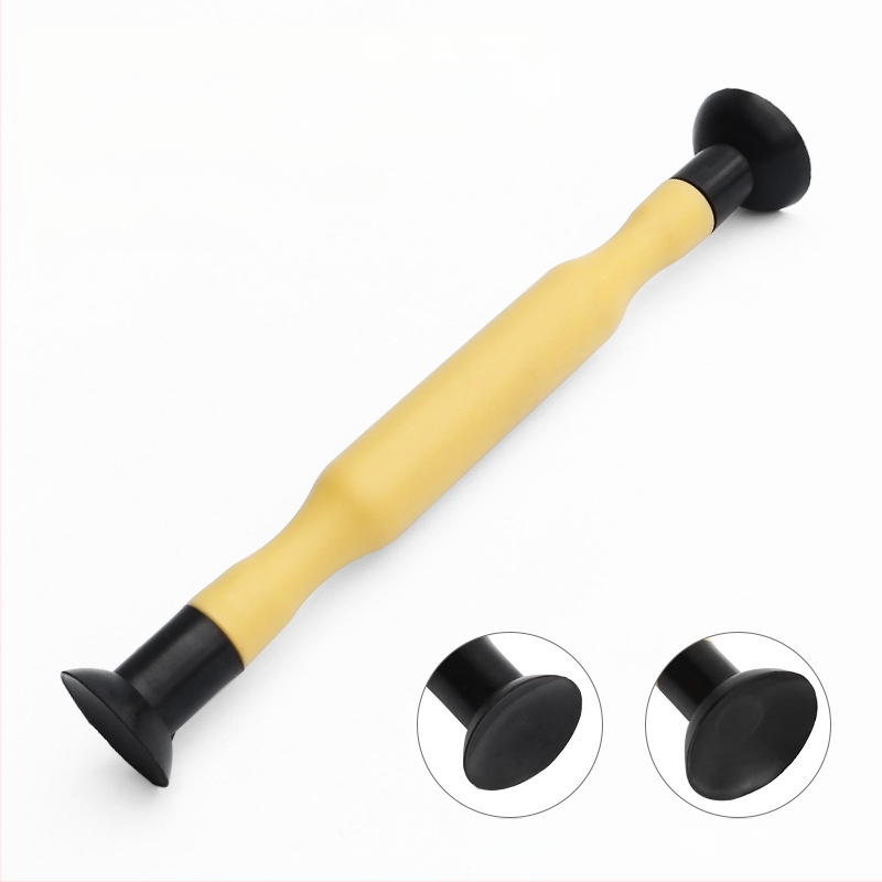 Ръчна пръчка за шлайф на клапани с дървена дръжка и гумена подложка за клапани в автомобили и мотоциклети
