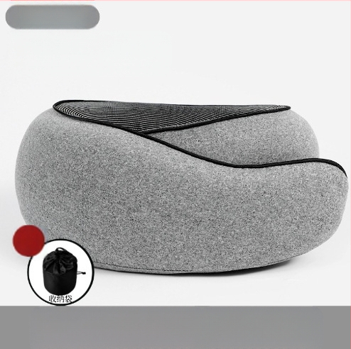 U veida kakla spilvens automašīnai un ceļojumiem, atmiņas putas, Tianzhu kokvilnas kodols, pārnēsājams, mūsdienīgs minimālisma dizains