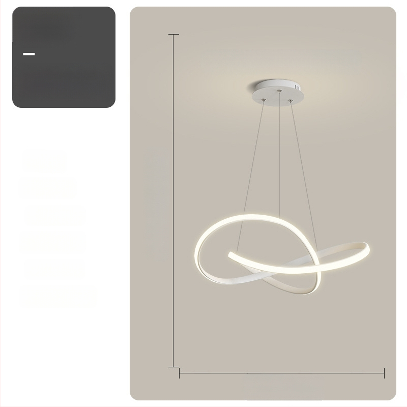 Κρεμαστή λυχνία τραπεζαρίας - Μοντέρνα απλότητα, μεταλλικό σώμα από σίδηρο, ακρυλικό κάλυμμα, LED φωτισμός