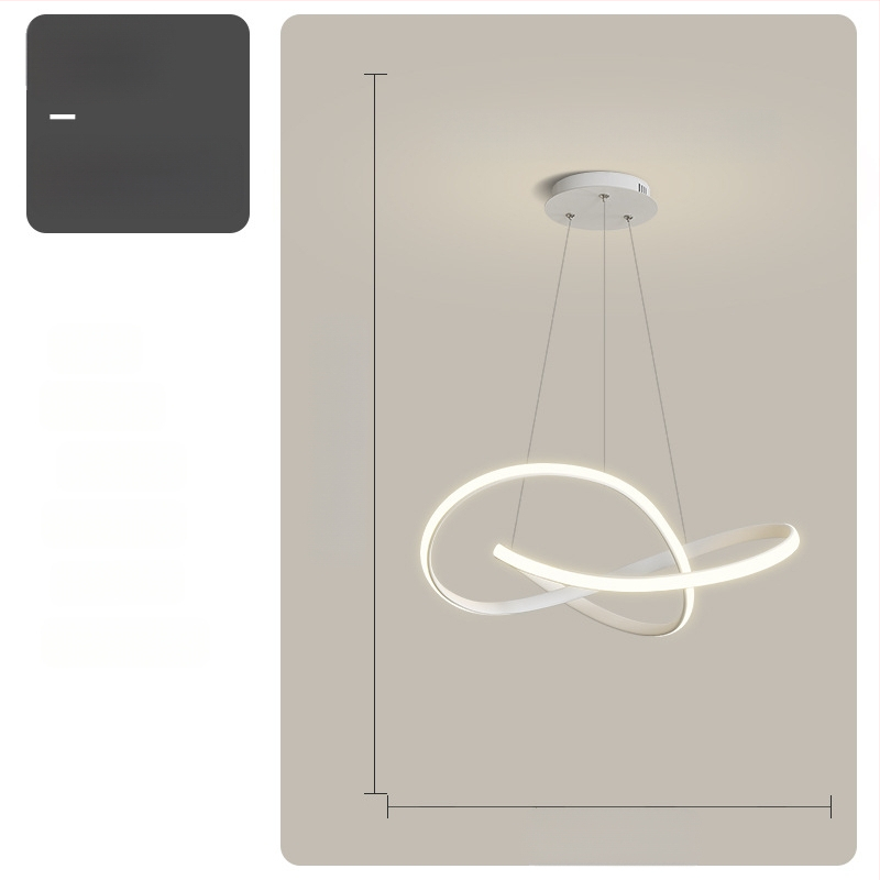 Κρεμαστή λυχνία τραπεζαρίας - Μοντέρνα απλότητα, μεταλλικό σώμα από σίδηρο, ακρυλικό κάλυμμα, LED φωτισμός