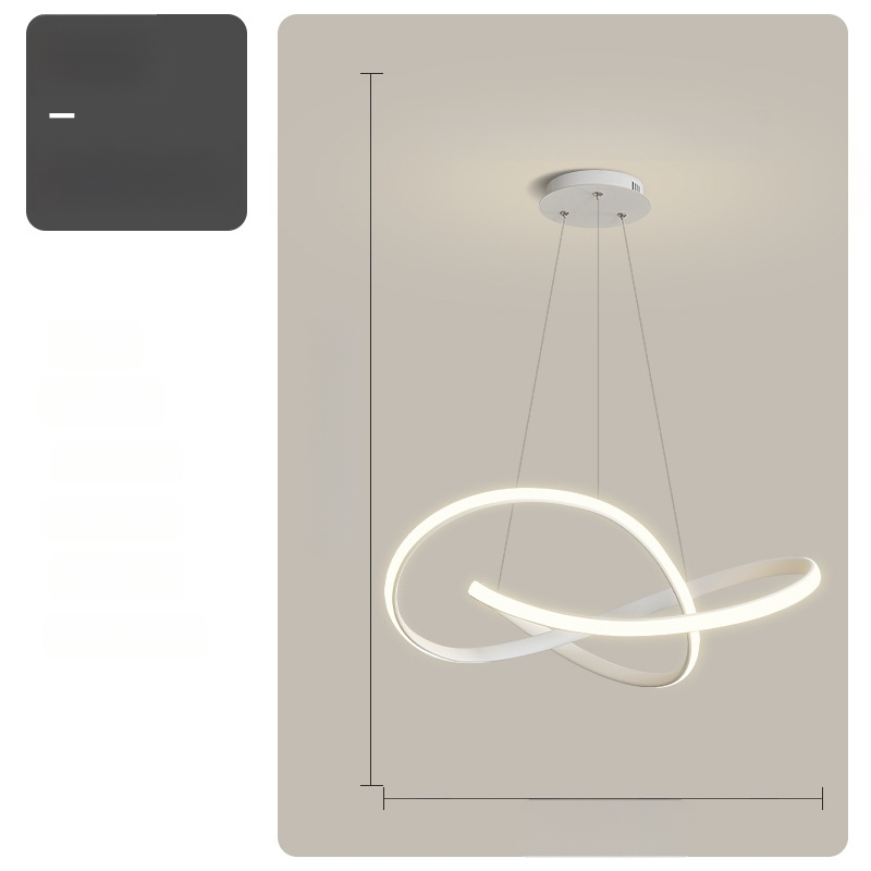 Κρεμαστή λυχνία τραπεζαρίας - Μοντέρνα απλότητα, μεταλλικό σώμα από σίδηρο, ακρυλικό κάλυμμα, LED φωτισμός