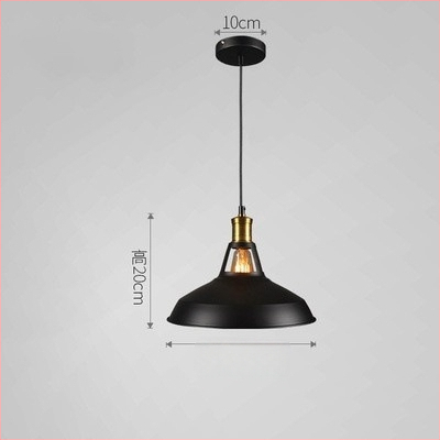 Μεταλλικός πολυέλαιος από σίδηρο, βιομηχανικό στυλ loft, πολυέλαιος με μία κεφαλή, LED φως, κάλυψη 3–5 τ.μ., ύψος ρυθμιζόμενο έως 1 μ