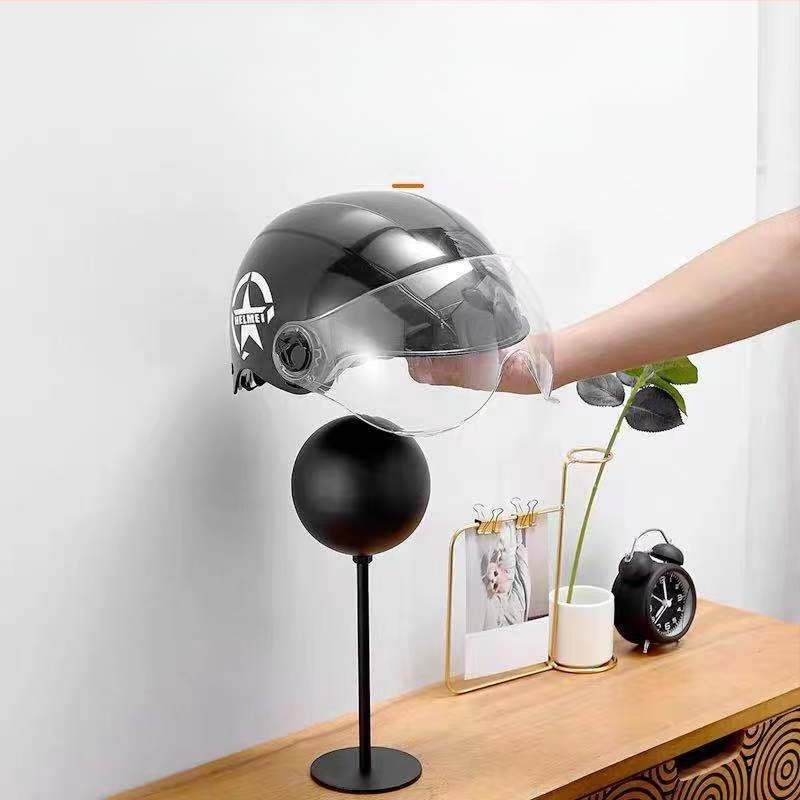 Мотоциклетен държач за каски – монтаж без пробиване, алуминиева сплав, модел 2510, стенен, товароподемност 10 кг