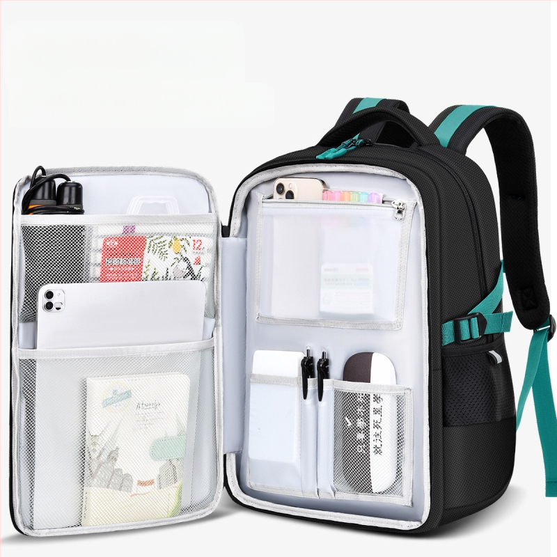 Σχολική τσάντα για αγόρια (5–6 τάξη), πολυεστέρας, αδιάβροχη, διαπνέουσα, ultra-light, προστασία της σπονδυλικής στήλης και μείωση βάρους, διαχωρισμός στεγνό/υγρό, ανακλαστικά στοιχεία, ιμάντες αέρα, σχέδιο anime