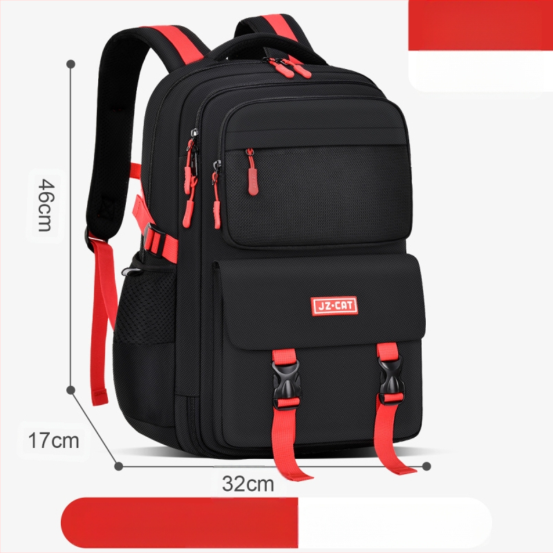 Σχολική τσάντα για αγόρια (5–6 τάξη), πολυεστέρας, αδιάβροχη, διαπνέουσα, ultra-light, προστασία της σπονδυλικής στήλης και μείωση βάρους, διαχωρισμός στεγνό/υγρό, ανακλαστικά στοιχεία, ιμάντες αέρα, σχέδιο anime