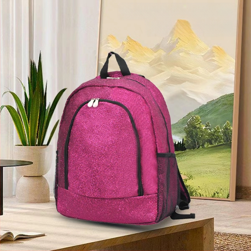 Kuprinė su blizgiu audiniu, miesto paprastumas, 36-55 L talpa, tinka 15 colių nešiojamam kompiuteriui, oro pagalvėlės dirželiai, atspari dėvėjimuisi